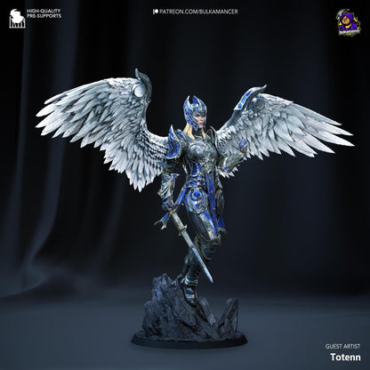 Resplendent Paladin | Resin Garage Kit Sculpture Anime Video Game Fan Art Statue | Bulkamancer Sculpts