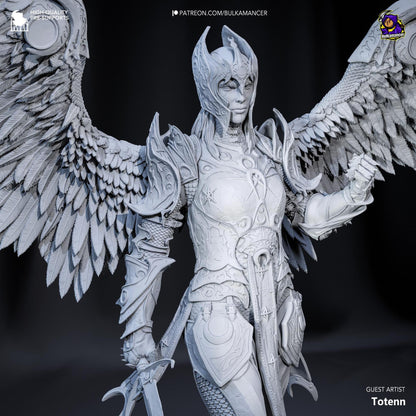 Resplendent Paladin | Resin Garage Kit Sculpture Anime Video Game Fan Art Statue | Bulkamancer Sculpts