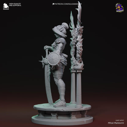 Retribution Incarnate | 3D Print Garage Kit Anime Fan Art Statue | Bulkamancer Sculpts