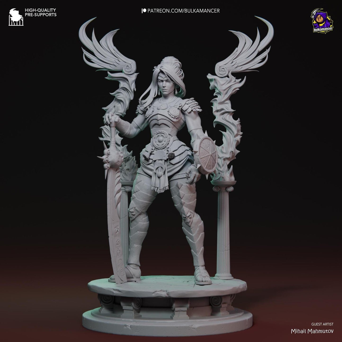 Retribution Incarnate | 3D Print Garage Kit Anime Fan Art Statue | Bulkamancer Sculpts