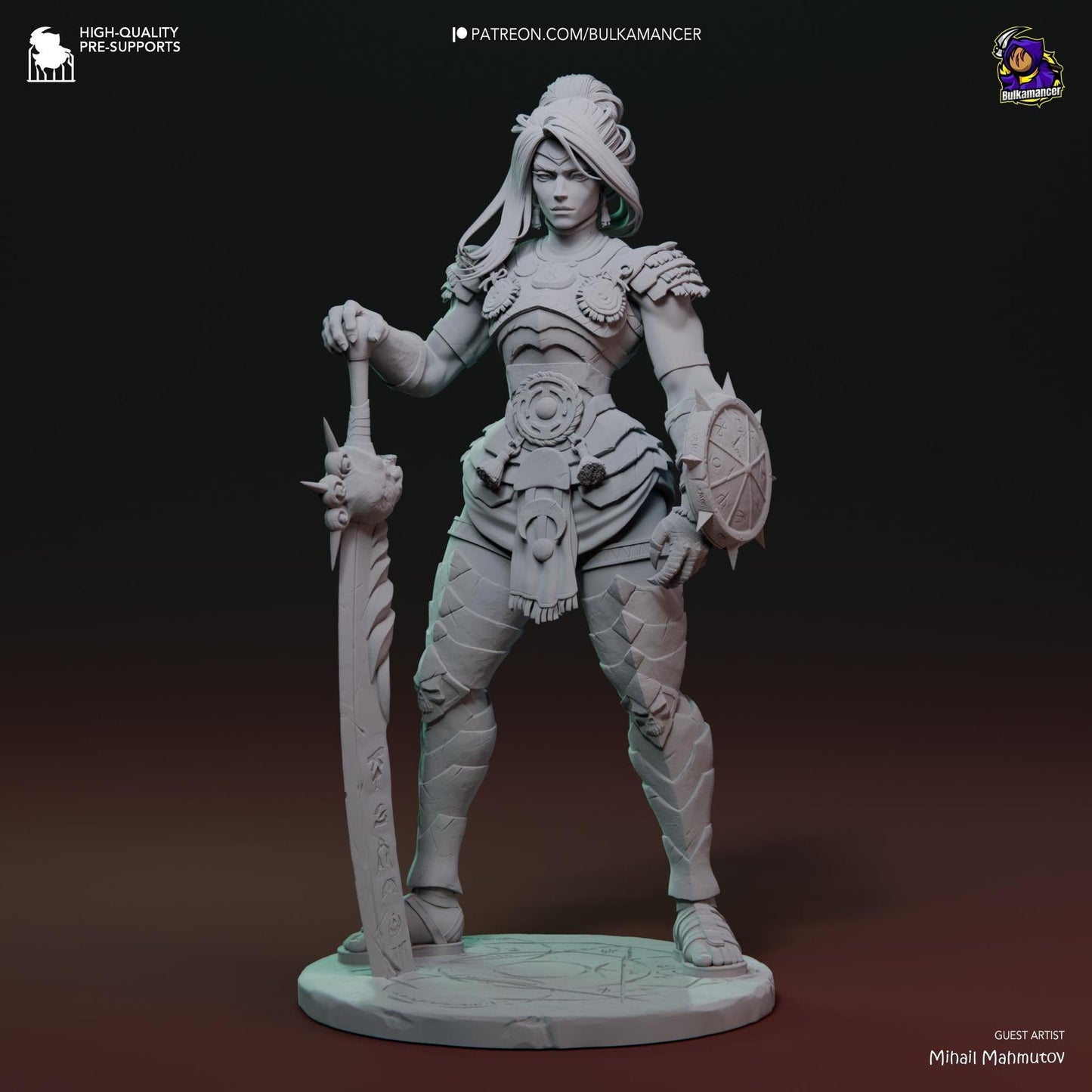 Retribution Incarnate | 3D Print Garage Kit Anime Fan Art Statue | Bulkamancer Sculpts