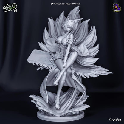 Righteous Kitsune | Resin Garage Kit Sculpture Anime Video Game Fan Art Statue | Bulkamancer Sculpts
