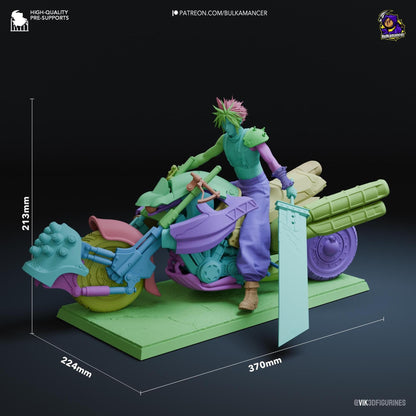 Road Soldier | Resin Garage Kit Sculpture Anime Video Game Fan Art Statue | Bulkamancer Sculpts