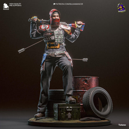 Rusty Survivor | Resin Garage Kit Sculpture Anime Video Game Fan Art Statue | Bulkamancer Sculpts