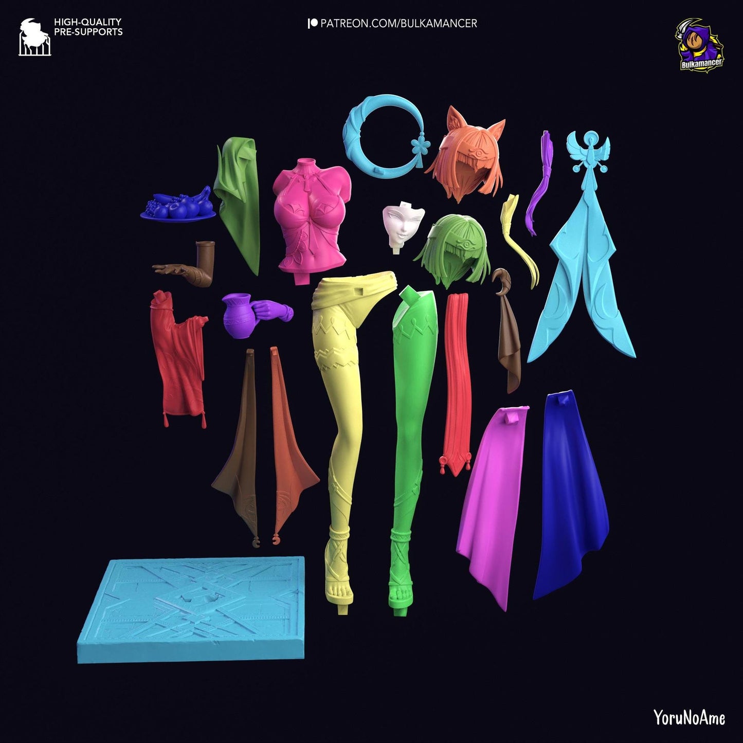 Shieldmaiden on Break | Resin Garage Kit Sculpture Anime Video Game Fan Art Statue | Bulkamancer Sculpts