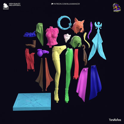 Shieldmaiden on Break | Resin Garage Kit Sculpture Anime Video Game Fan Art Statue | Bulkamancer Sculpts