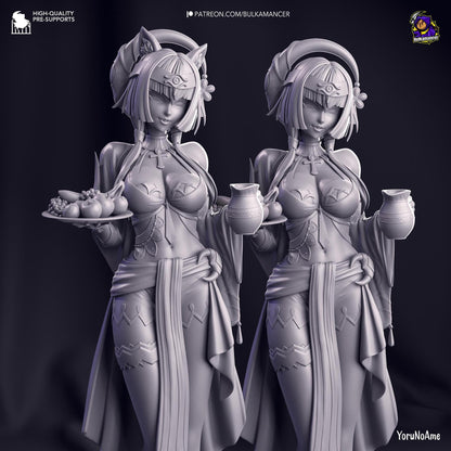 Shieldmaiden on Break | Resin Garage Kit Sculpture Anime Video Game Fan Art Statue | Bulkamancer Sculpts