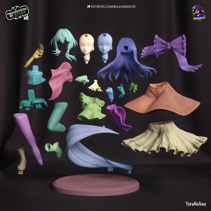 Shrine Maiden of Heaven | Resin Garage Kit Sculpture Anime Video Game Fan Art Statue | Bulkamancer Sculpts