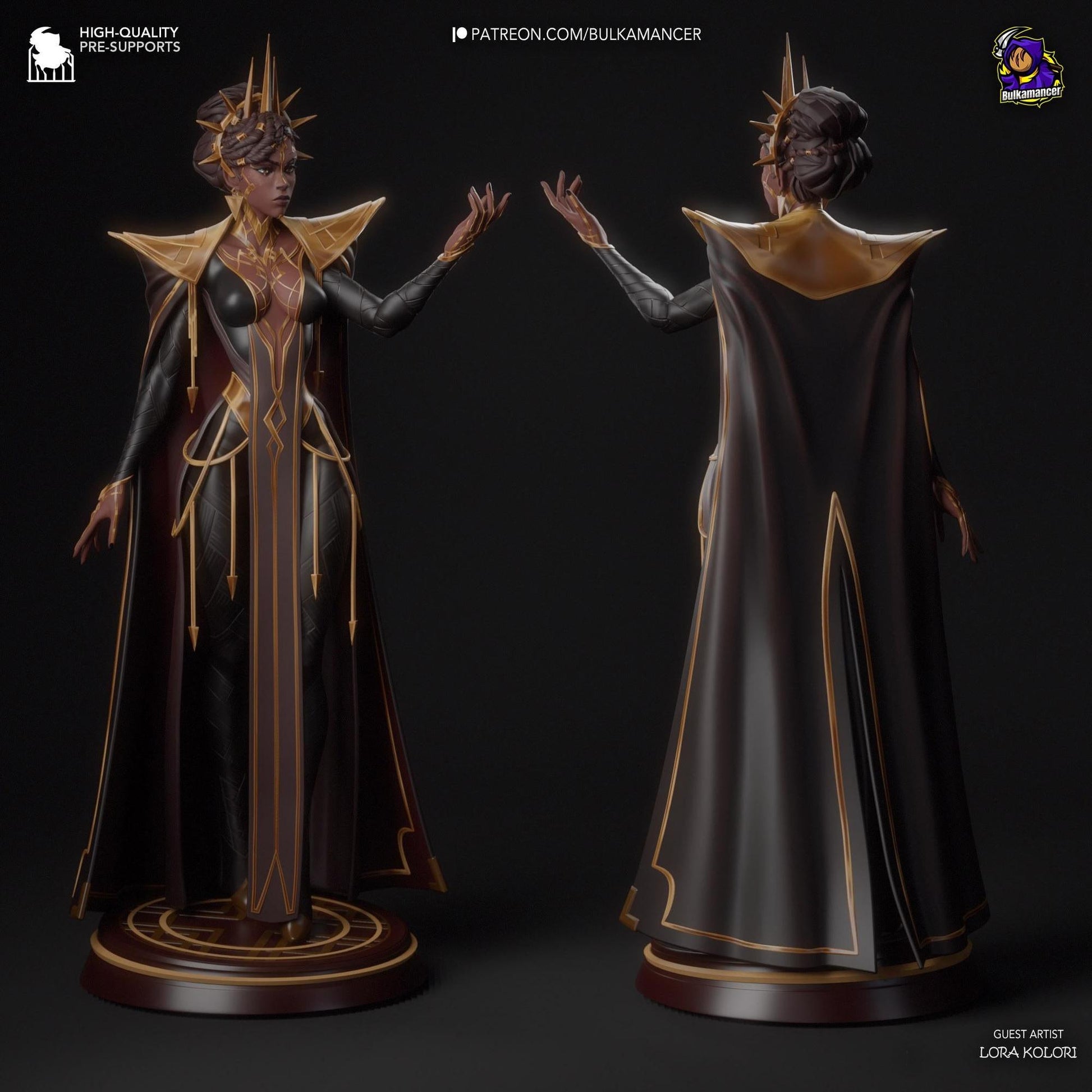 Sly Mage | Resin Garage Kit Sculpture Anime Video Game Fan Art Statue | Bulkamancer Sculpts