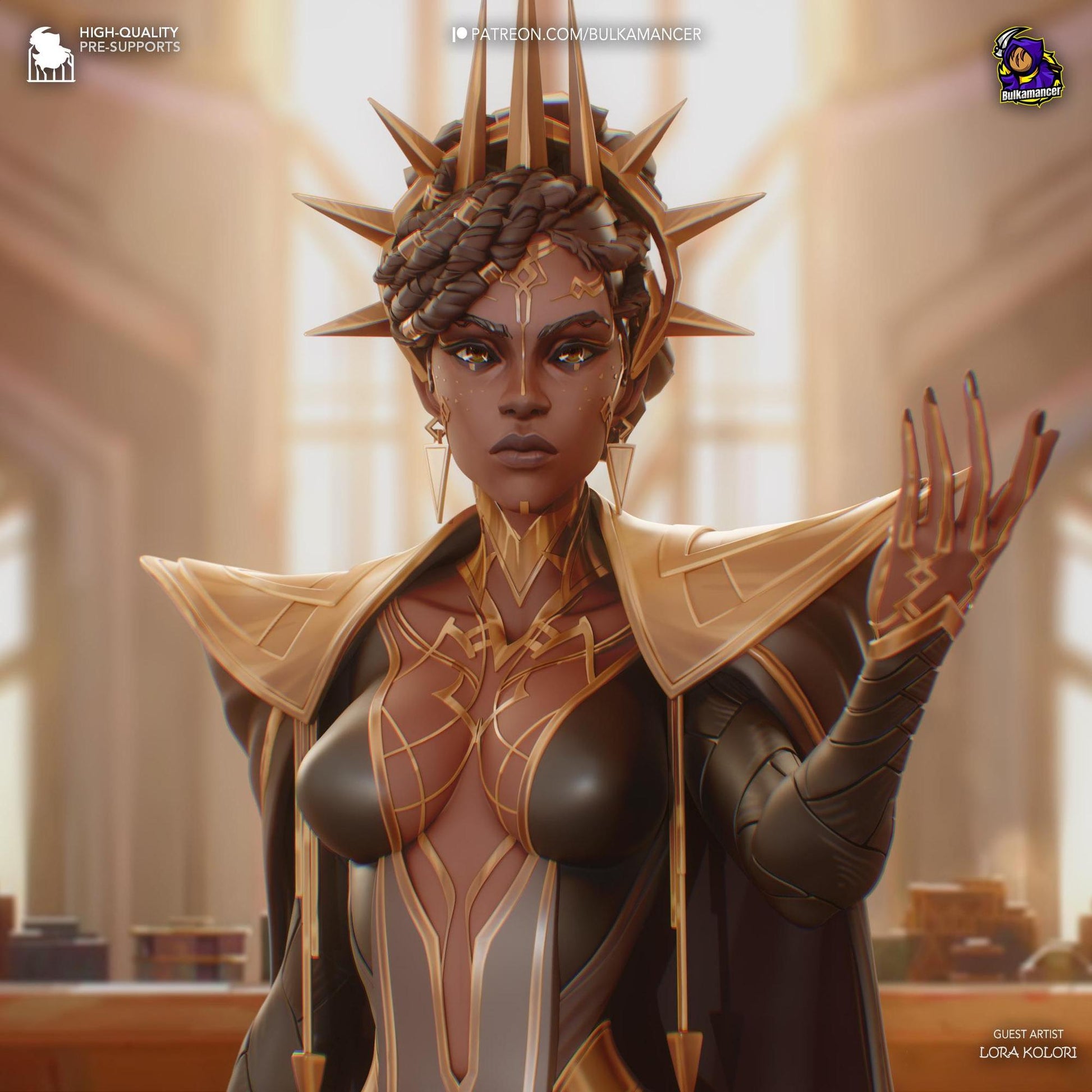 Sly Mage | Resin Garage Kit Sculpture Anime Video Game Fan Art Statue | Bulkamancer Sculpts