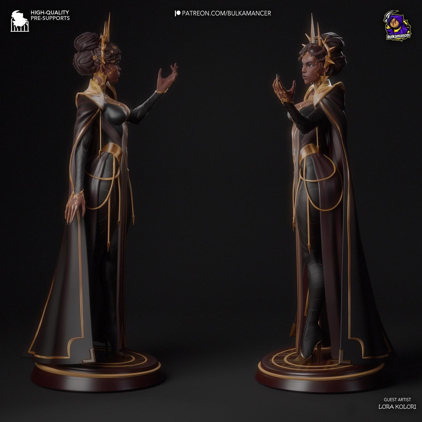 Sly Mage | Resin Garage Kit Sculpture Anime Video Game Fan Art Statue | Bulkamancer Sculpts