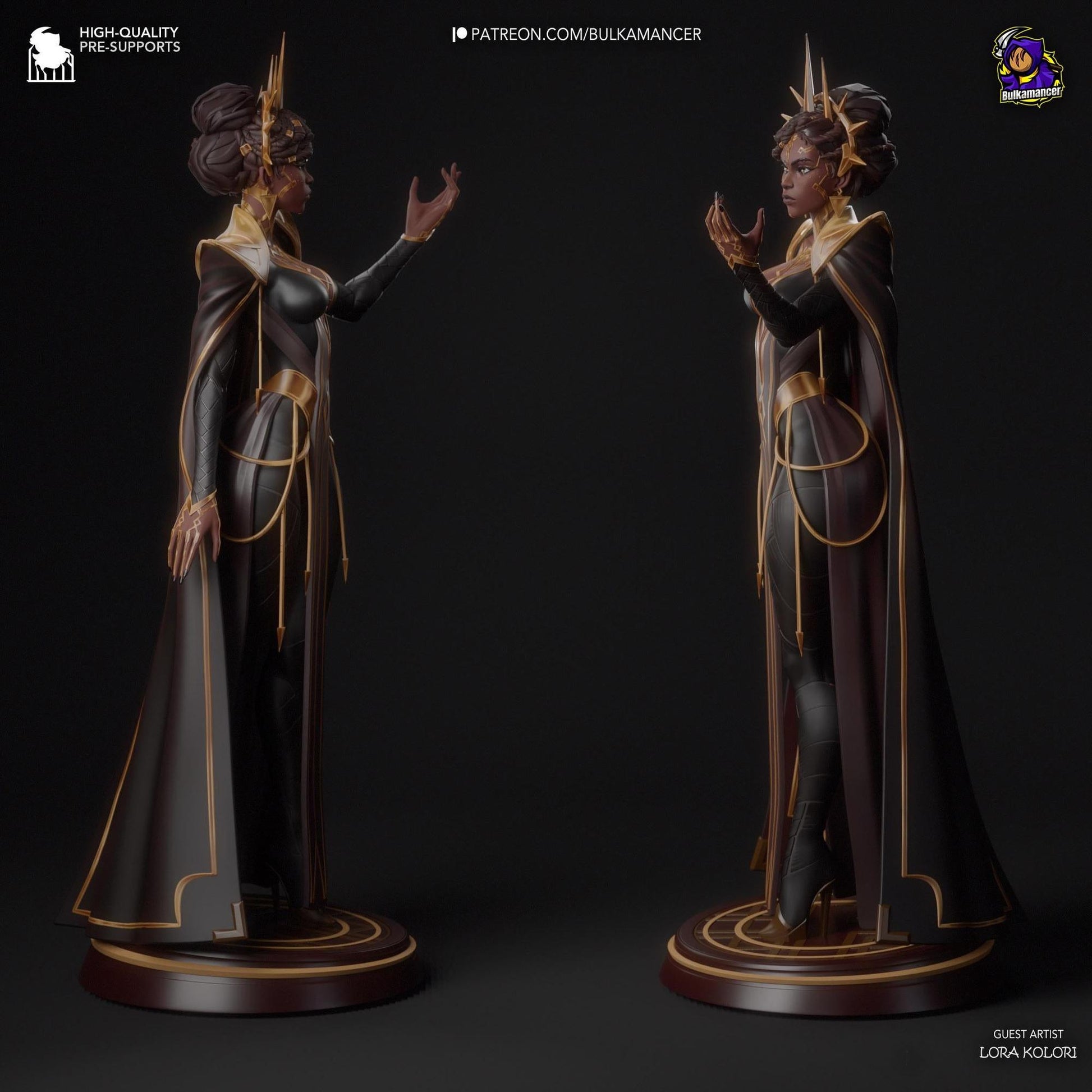 Sly Mage | Resin Garage Kit Sculpture Anime Video Game Fan Art Statue | Bulkamancer Sculpts
