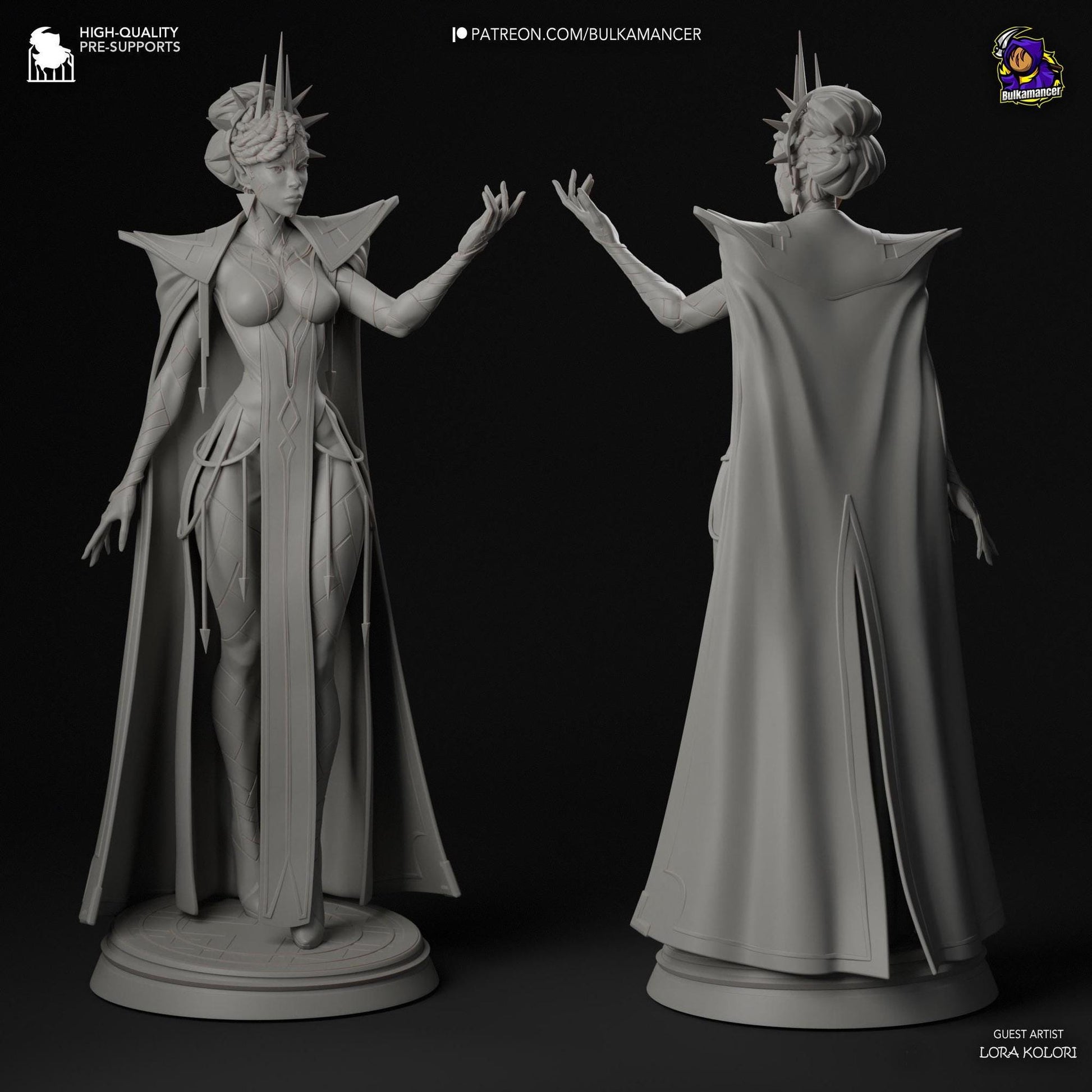 Sly Mage | Resin Garage Kit Sculpture Anime Video Game Fan Art Statue | Bulkamancer Sculpts