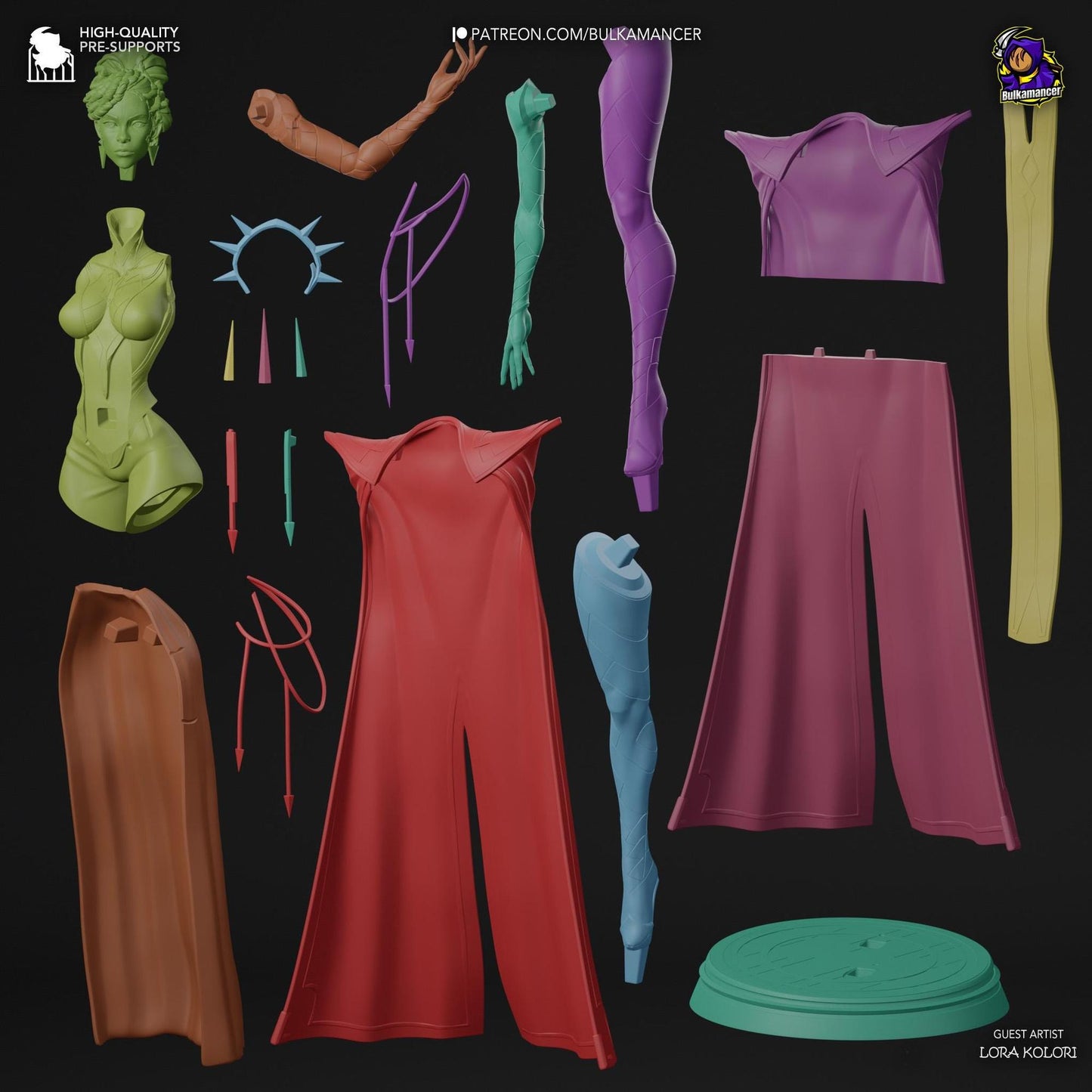 Sly Mage | Resin Garage Kit Sculpture Anime Video Game Fan Art Statue | Bulkamancer Sculpts