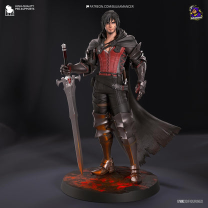 Smoldering Burden Bearer | Resin Garage Kit Sculpture Anime Video Game Fan Art Statue | Bulkamancer Sculpts