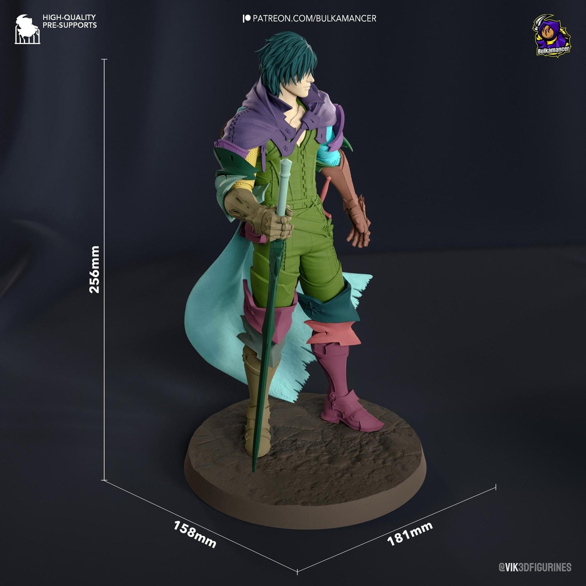 Smoldering Burden Bearer | Resin Garage Kit Sculpture Anime Video Game Fan Art Statue | Bulkamancer Sculpts