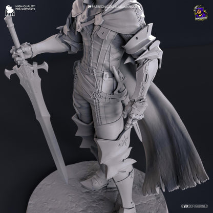 Smoldering Burden Bearer | Resin Garage Kit Sculpture Anime Video Game Fan Art Statue | Bulkamancer Sculpts