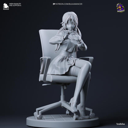 Stay With Me Girl | Resin Garage Kit Sculpture Anime Video Game Fan Art Statue | Bulkamancer Sculpts