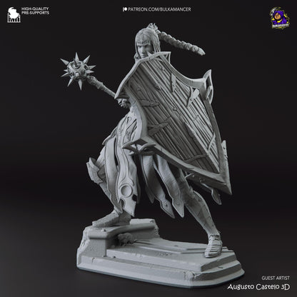 Sulking Cleric | 3D Print Garage Kit Anime Fan Art Statue | Bulkamancer Sculpts