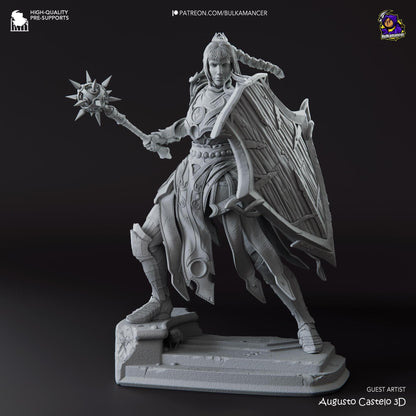 Sulking Cleric | 3D Print Garage Kit Anime Fan Art Statue | Bulkamancer Sculpts