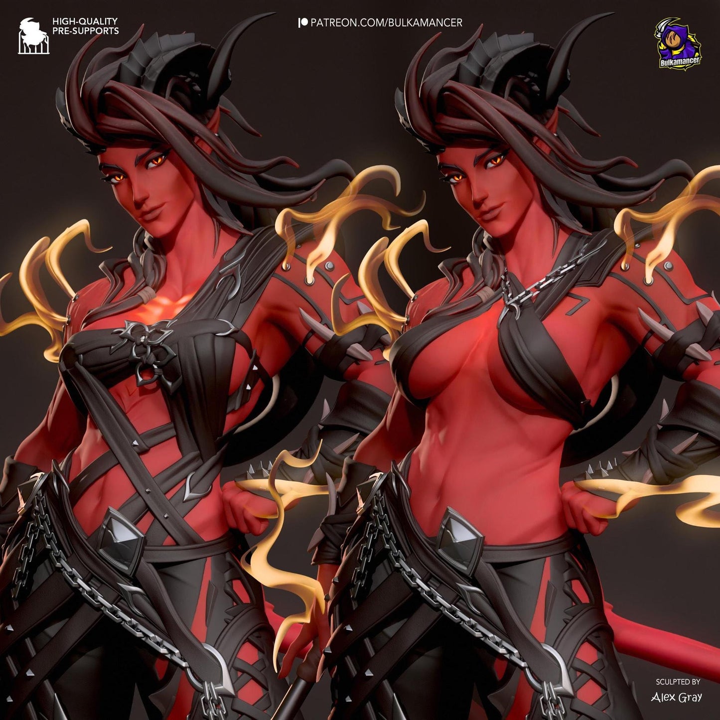 Teddy Bear of Hell, Stylized Version | Resin Garage Kit Sculpture Anime Video Game Fan Art Statue | Bulkamancer Sculpts