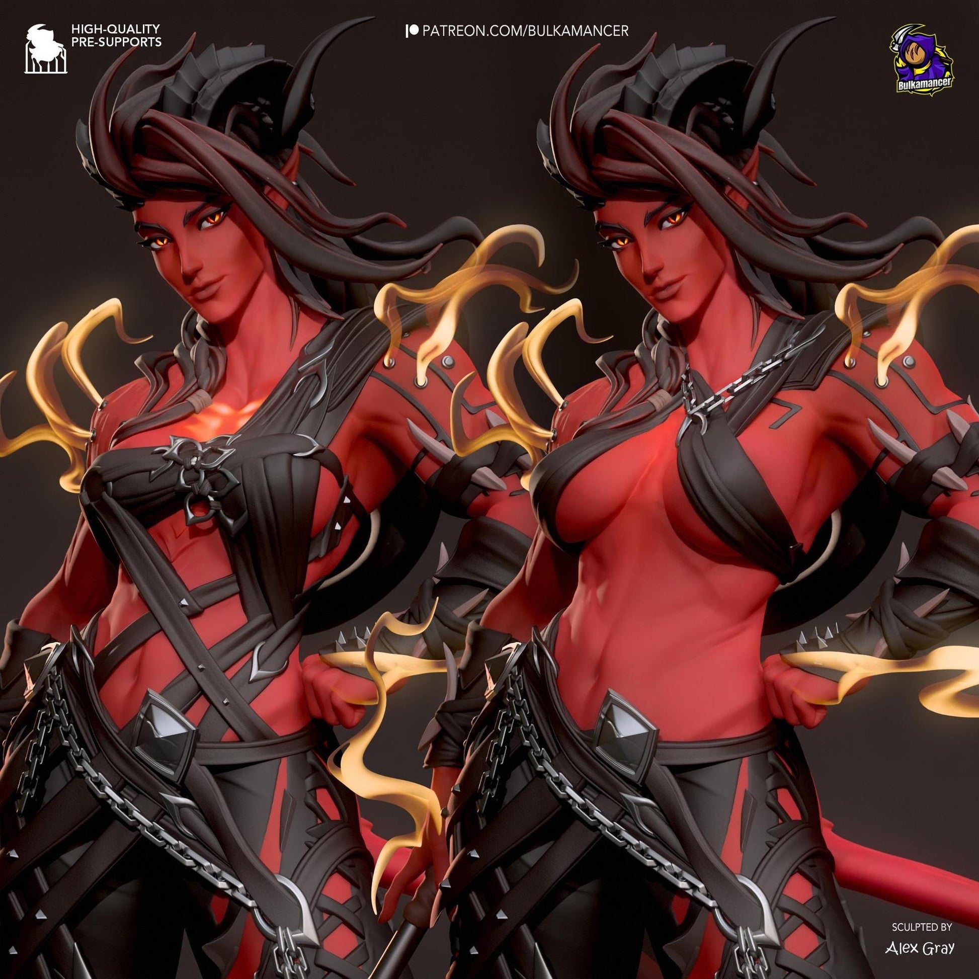 Teddy Bear of Hell, Stylized Version | Resin Garage Kit Sculpture Anime Video Game Fan Art Statue | Bulkamancer Sculpts