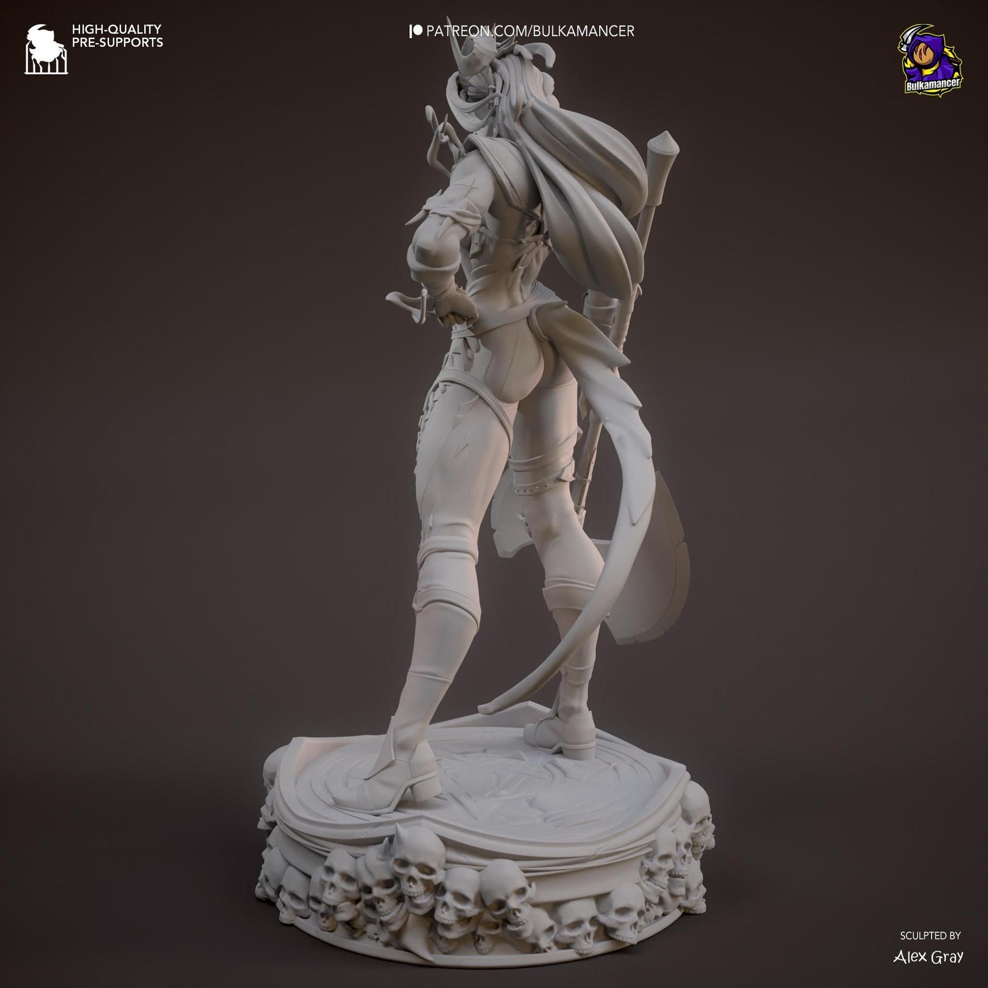 Teddy Bear of Hell, Stylized Version | Resin Garage Kit Sculpture Anime Video Game Fan Art Statue | Bulkamancer Sculpts