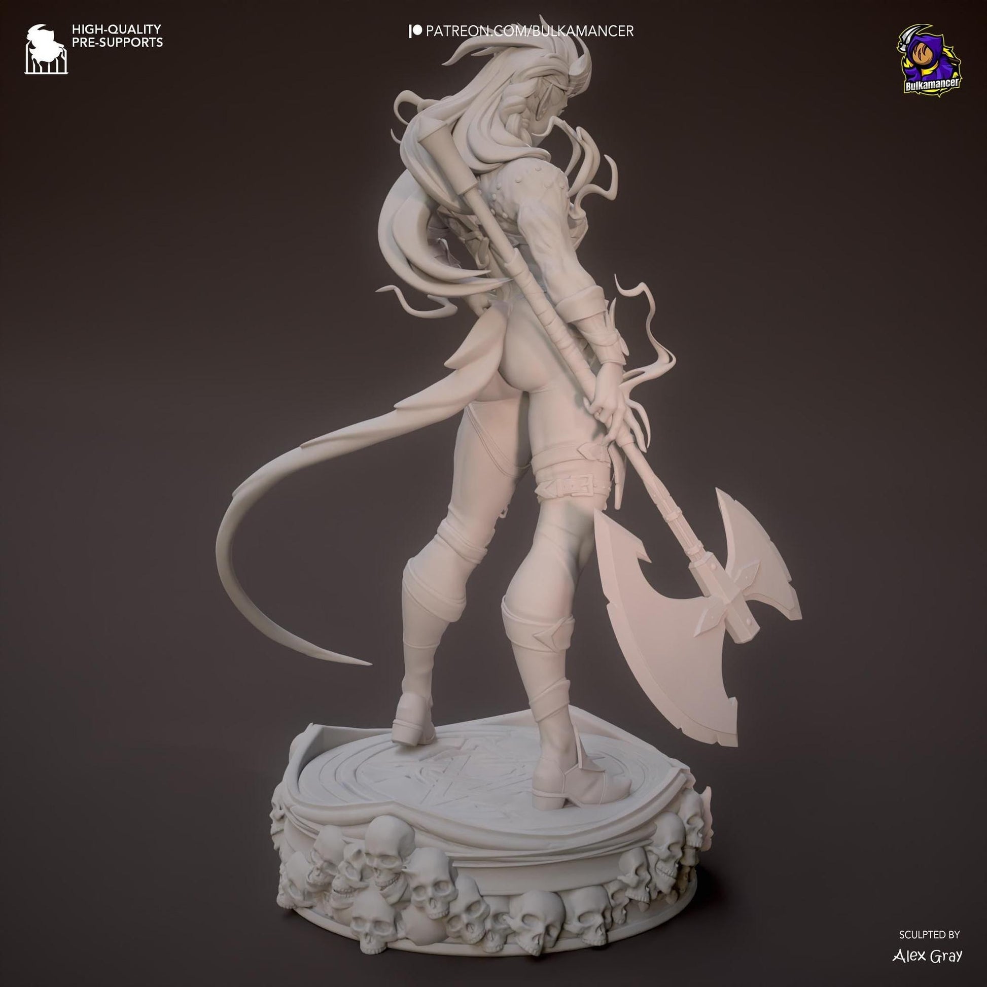 Teddy Bear of Hell, Stylized Version | Resin Garage Kit Sculpture Anime Video Game Fan Art Statue | Bulkamancer Sculpts