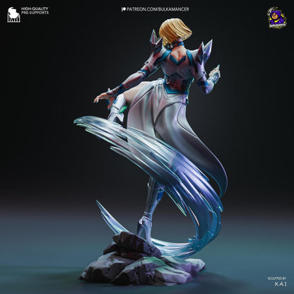 White Queen | Resin Garage Kit Sculpture Anime Video Game Fan Art Statue | Bulkamancer Sculpts