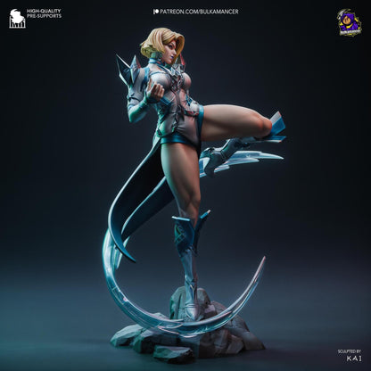 White Queen | Resin Garage Kit Sculpture Anime Video Game Fan Art Statue | Bulkamancer Sculpts