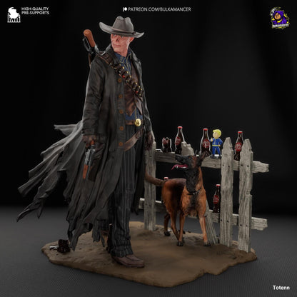 Undead Cowboy | Resin Garage Kit Sculpture Video Game Fan Art Statue | Bulkamancer Sculpts