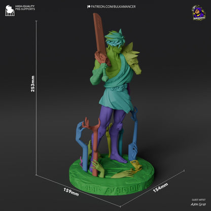 Underworld Prince | Resin Garage Kit Sculpture Anime Video Game Fan Art Statue | Bulkamancer Sculpts