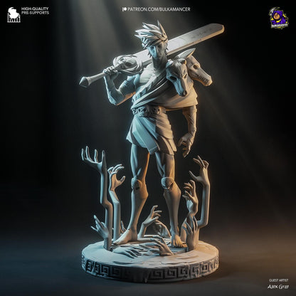 Underworld Prince | Resin Garage Kit Sculpture Anime Video Game Fan Art Statue | Bulkamancer Sculpts