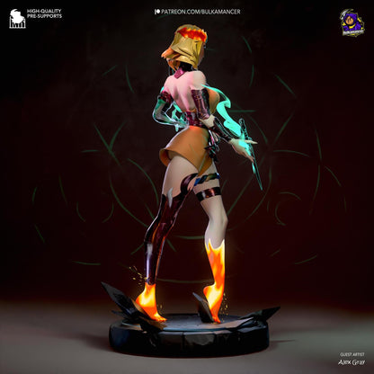 Underworld Princess | Resin Garage Kit Sculpture Anime Video Game Fan Art Statue | Bulkamancer Sculpts