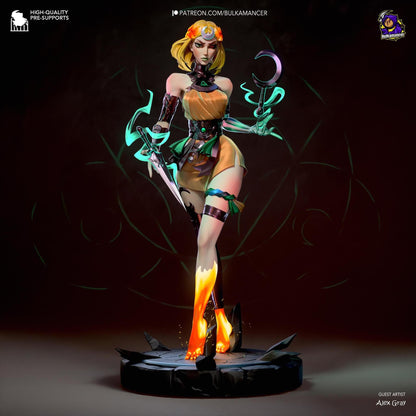 Underworld Princess | Resin Garage Kit Sculpture Anime Video Game Fan Art Statue | Bulkamancer Sculpts