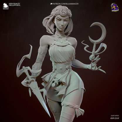 Underworld Princess | Resin Garage Kit Sculpture Anime Video Game Fan Art Statue | Bulkamancer Sculpts