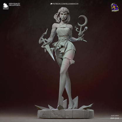 Underworld Princess | Resin Garage Kit Sculpture Anime Video Game Fan Art Statue | Bulkamancer Sculpts