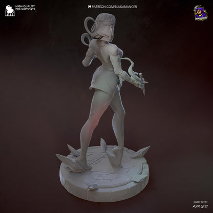 Underworld Princess | Resin Garage Kit Sculpture Anime Video Game Fan Art Statue | Bulkamancer Sculpts