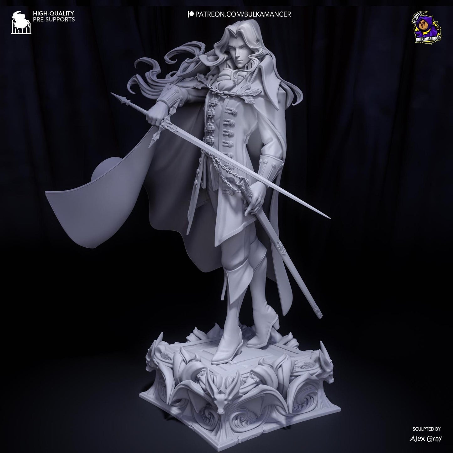 Vampire Prince | Resin Garage Kit Sculpture Anime Video Game Fan Art Statue | Bulkamancer Sculpts