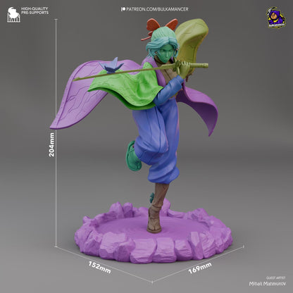 Venomous Butterfly | Resin Garage Kit Sculpture Anime Video Game Fan Art Statue | Bulkamancer Sculpts