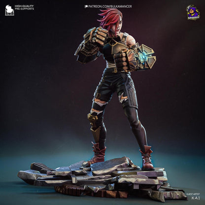 Victorious Brawler | Resin Garage Kit Sculpture Anime Video Game Fan Art Statue | Bulkamancer Sculpts