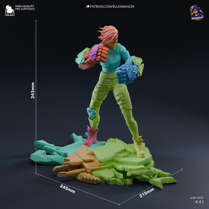 Victorious Brawler | Resin Garage Kit Sculpture Anime Video Game Fan Art Statue | Bulkamancer Sculpts