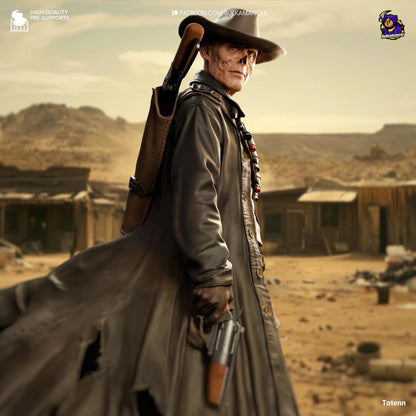 Undead Cowboy | Resin Garage Kit Sculpture Video Game Fan Art Statue | Bulkamancer Sculpts