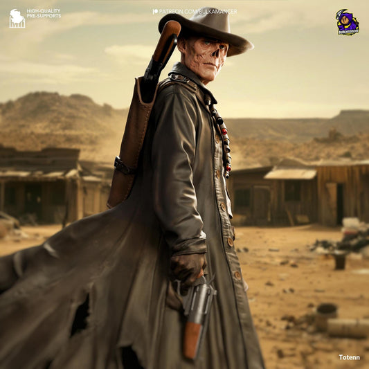 Undead Cowboy | Resin Garage Kit Sculpture Video Game Fan Art Statue | Bulkamancer Sculpts