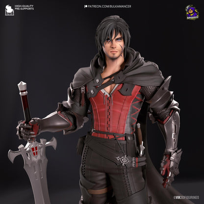 Smoldering Burden Bearer | Resin Garage Kit Sculpture Anime Video Game Fan Art Statue | Bulkamancer Sculpts