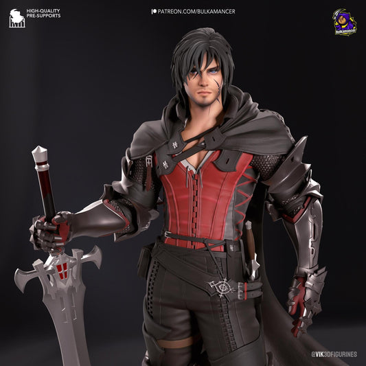 Smoldering Burden Bearer | Resin Garage Kit Sculpture Anime Video Game Fan Art Statue | Bulkamancer Sculpts