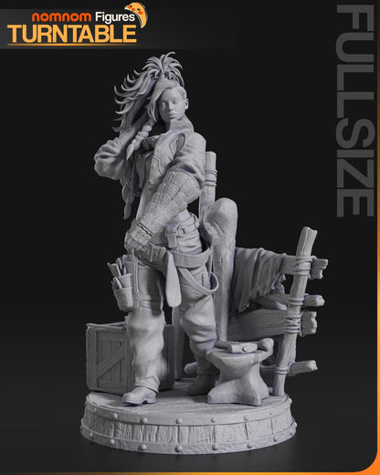 Hunter Blacksmith | Resin Garage Kit Figure Game Fan Art | Nomnom Figures