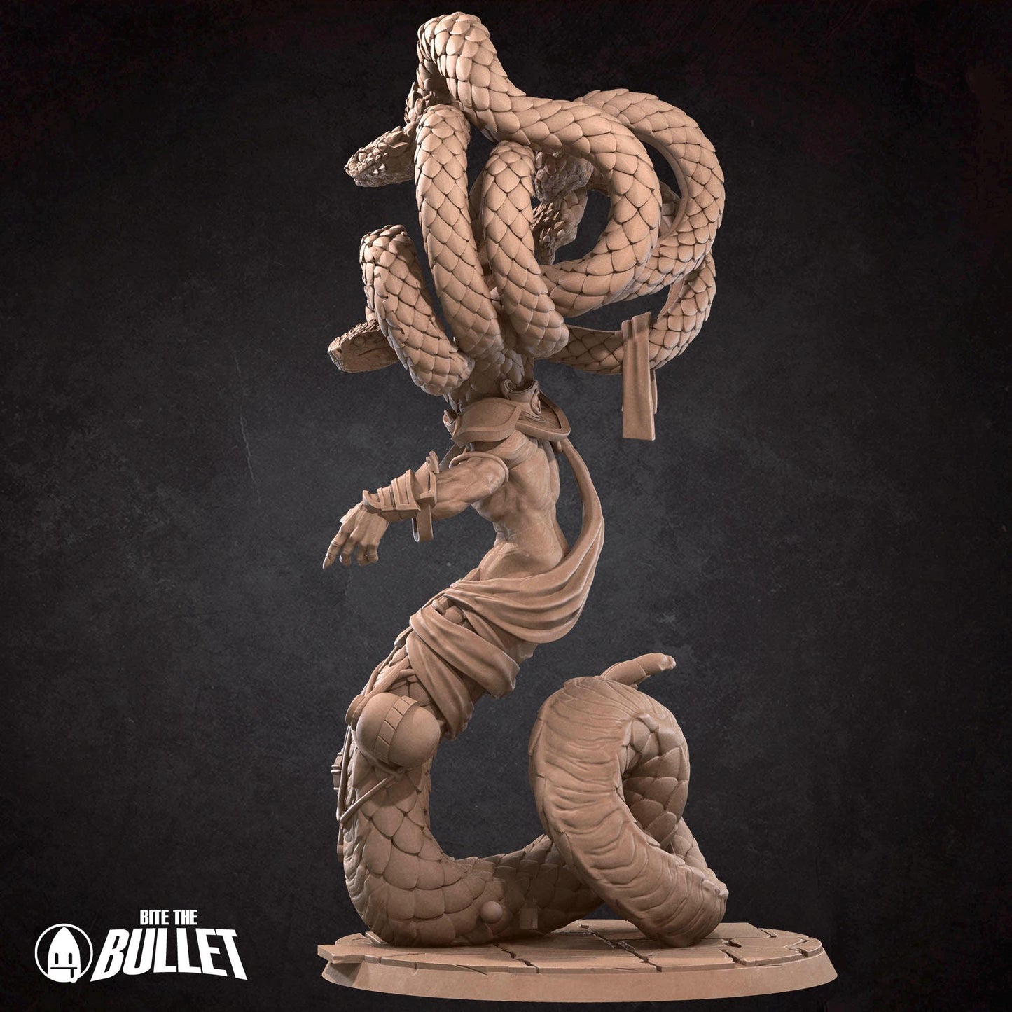 YuanTi Anathema | TABLETOP SCALE | D&D Pathfinder TTRPG Miniature | Bite the Bullet