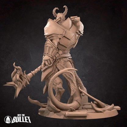 Fire Hellion | TABLETOP SCALE | D&D Pathfinder TTRPG Miniature | Bite the Bullet