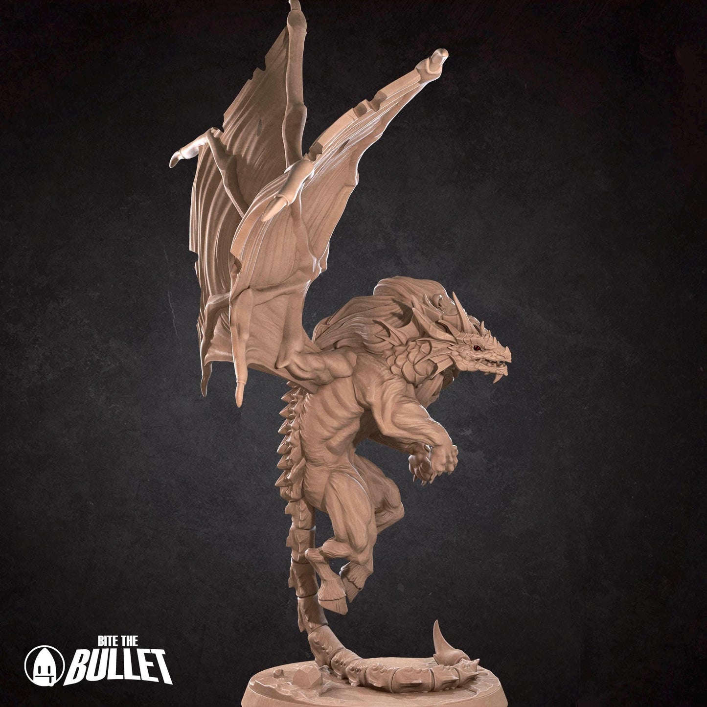 Chimera | TABLETOP SCALE | D&D Pathfinder TTRPG Miniature | Bite the Bullet